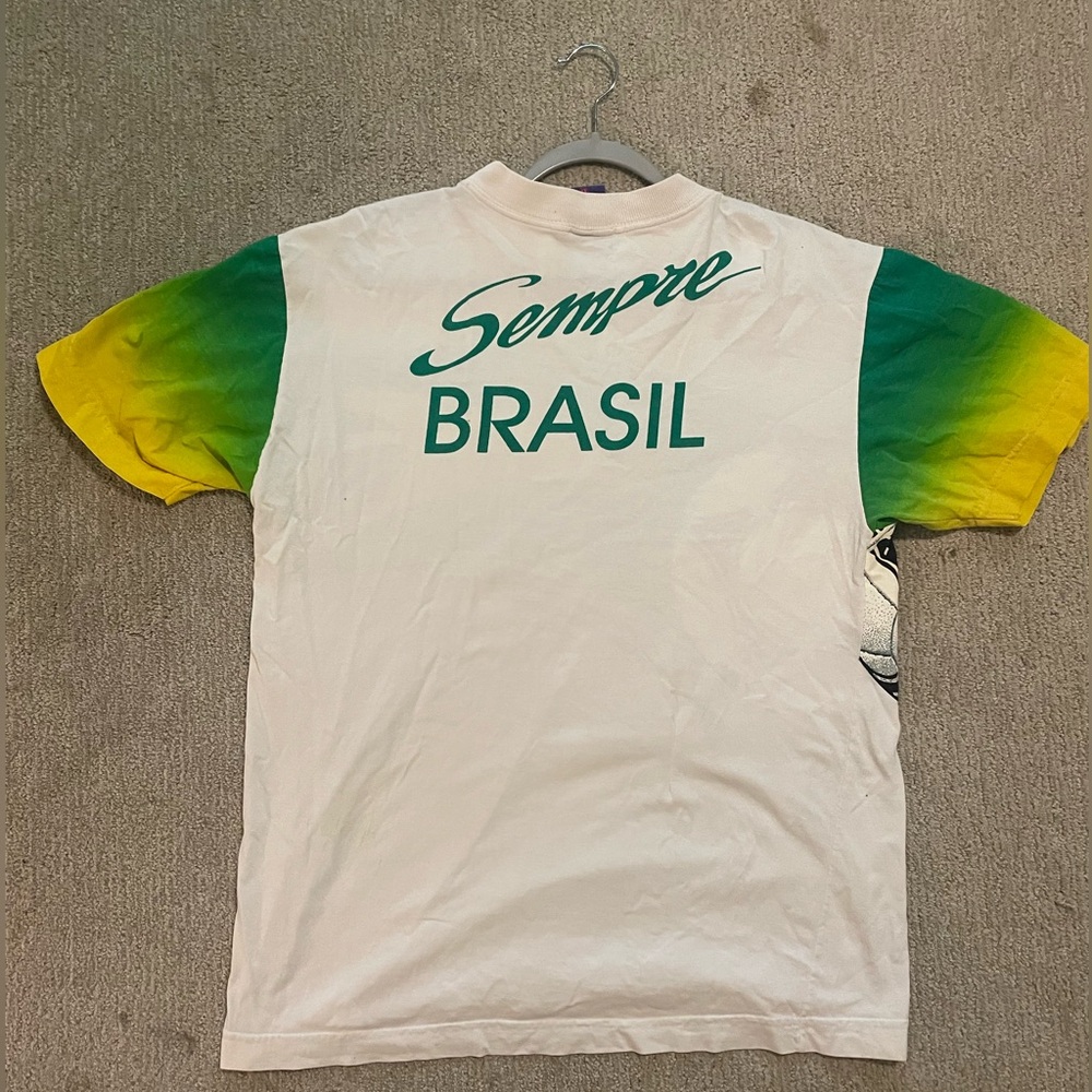Vintage Brazil Soccer Sempre Brasil T-Shirt - Picture 4 of 6